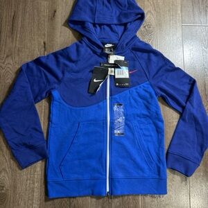 Nike Royal Blue Full-Zip Hoodie